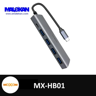 هاب 5 پورت USB-C موکسوم مدل MX-HB01