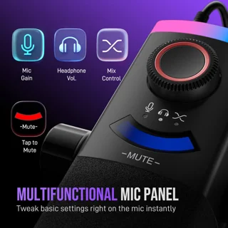 میکروفون استودیویی داینامیک فای فاین مدل AmpliGame AM8PROT 102060365