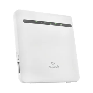 مودم روتر 4G خانگی نزتک مدل TDX1100 با پشتیبانی شبکه TD-LTE، اتصال با سیم و بیسیم، آنتن خارجی، شیار