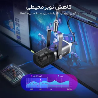 میکروفن کندانسر گیمینگ فای فاین مدل AM8 102060544