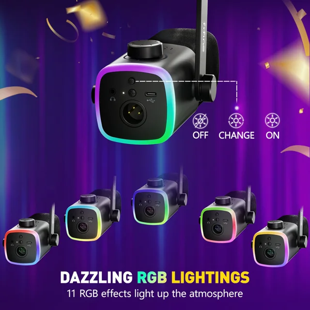 میکروفون استودیویی داینامیک فای فاین مدل AmpliGame AM9T 102060420