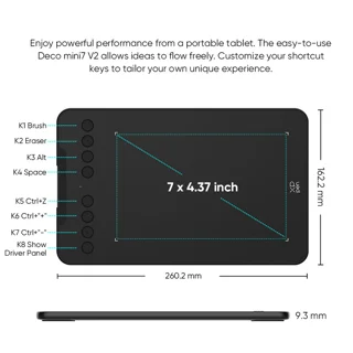 قلم نوری ایکس پی-پن مدل Deco mini7 V2 102115783