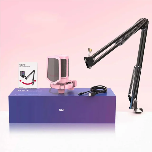 میکروفن کندانسر گیمینگ فای فاین مدل AMPLIGAME A6T 102060628