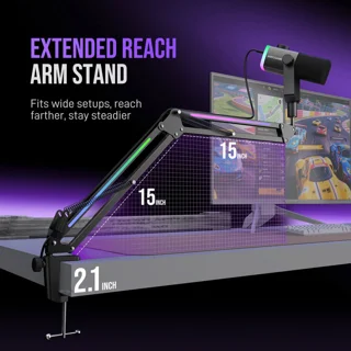 میکروفون استودیویی داینامیک فای فاین مدل AmpliGame AM8PROT 102060359