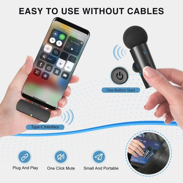 ست میکروفن بی سیم فای فاین مدل M8 102060654