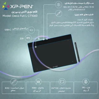 قلم نوری ایکس پی-پن مدل Deco Fun L CT1060 102116113
