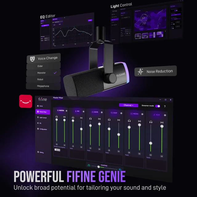 میکروفون استودیویی داینامیک فای فاین مدل AmpliGame AM8PROT 102060360