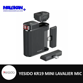میکروفن یقه ای بی سیم یسیدو مدل YESIDO KR19 MINI LAVALIER MIC