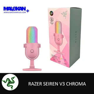 میکروفن رومیزی گیمینگ ریزر مدل RAZER SEIREN V3 CHROMA صورتی